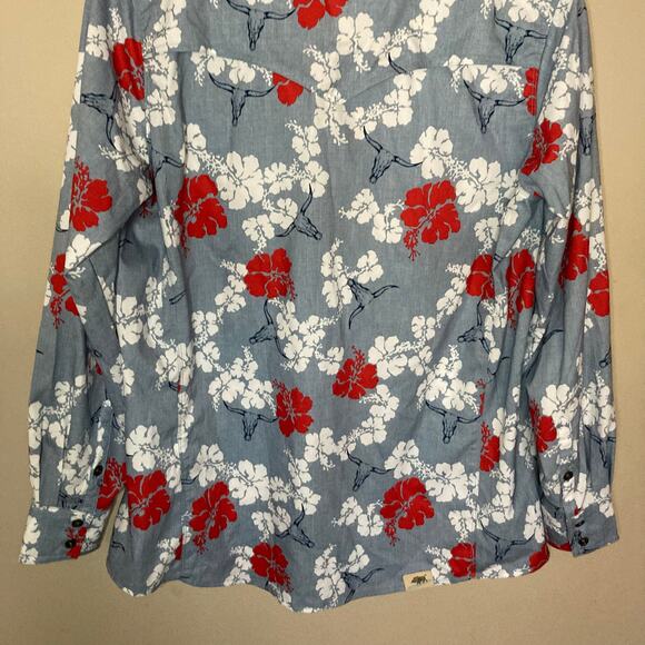 Ariat Women’s Western Aloha VentTEK Stretch Shirt  Long Sleeve Pockets NWT Sz M - Picture 13 of 16